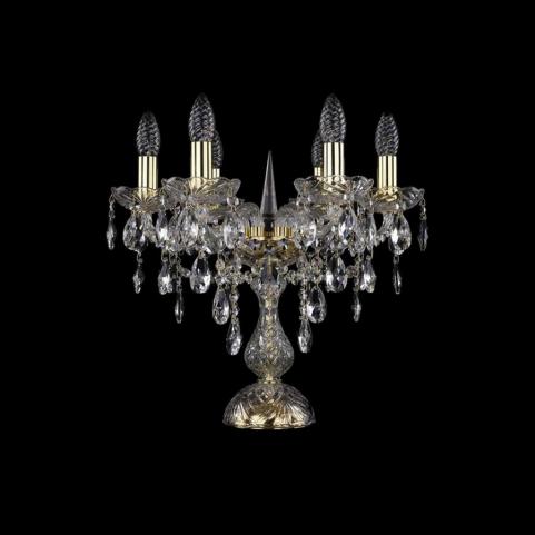 Bohemia Ivele Crystal Настольный светильник Bohemia 1415L/6/141-39 G