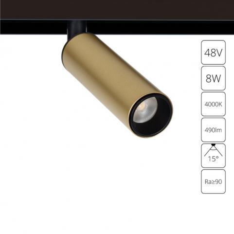 Магнитный трековый светильник Arte Lamp Linea 4000К A4660PL-1SG