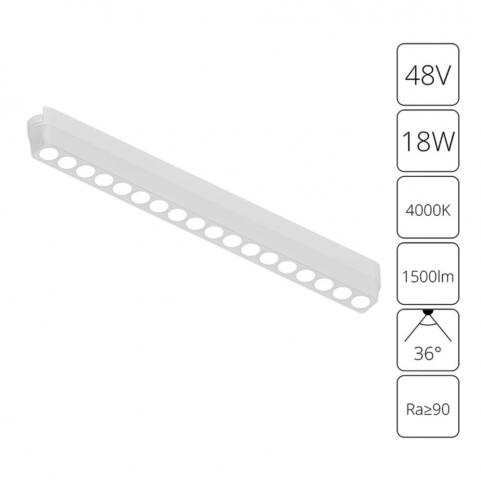 Магнитный трековый светильник Arte Lamp Rapid 4000К A6169PL-1WH