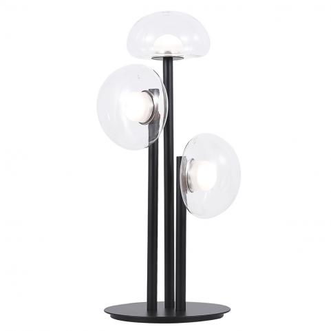 Настольный светильник Crystal Lux BOSQUE LG3 BLACK/TRANSPARENT