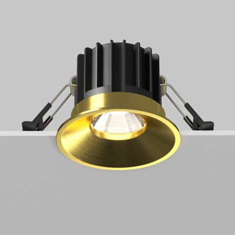 Точечный светильник Maytoni Technical Downlight 4000K Round DL058-12W4K-BS