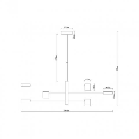 Светильник подвесной Arte Lamp Stanley A2476PL-40BK