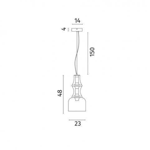 Светильник подвесной Divinare Volturn 1243/17 SP-22