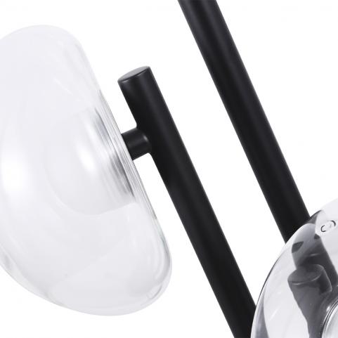 Настольный светильник Crystal Lux BOSQUE LG3 BLACK/TRANSPARENT