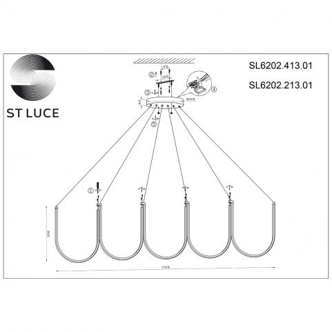 ST Luce Подвесной светильник ST-Luce Heit SL6202.413.01