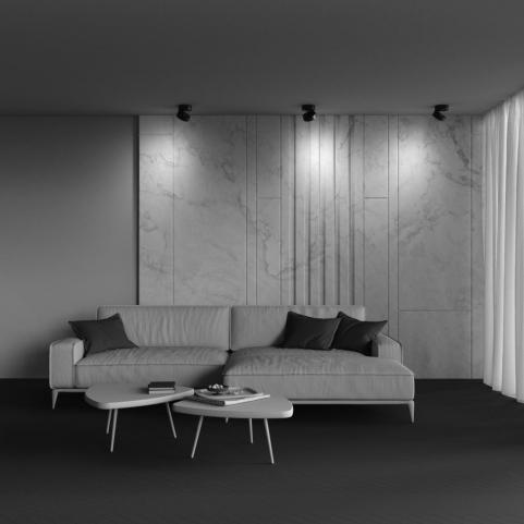 Точечный светильник Maytoni Technical Ceiling 3000K Onda C024CL-18W3K-B-1