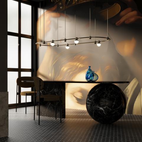 Трековый светильник Maytoni Technical Flarity 3000K Luna TR149-1-5W3K-B