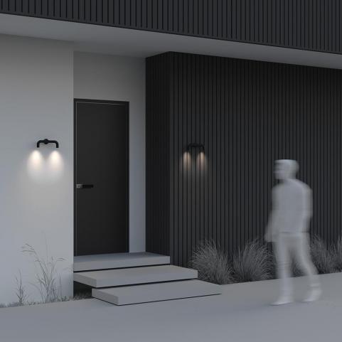 Настенный уличный светильник Maytoni Outdoor Sleek  O477WL-L4GF3K