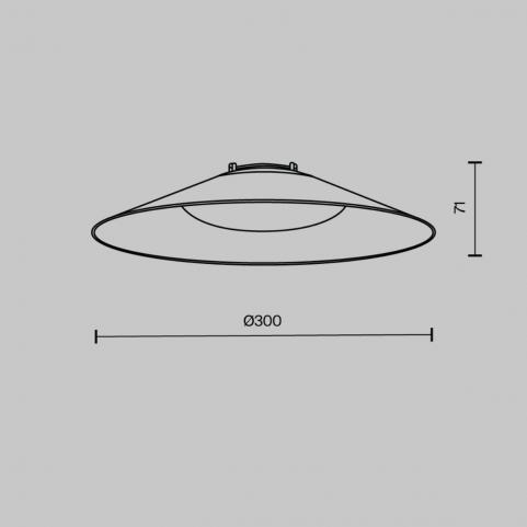 Трековый светильник Maytoni Campana 3000K TR127B-12W3K-W