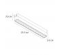 Магнитный трековый светильник Arte Lamp Rapid 3000К A1154PL-1WH