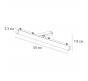 Магнитный трековый светильник Arte Lamp Rapid 4000К A6165PL-1WH