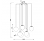 Подвесной светильник Stilfort Antell 2168/01/08P