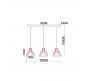 Подвесной светильник Arte Lamp Caprice A4184SP-3BR