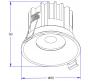 Точечный светильник Maytoni Technical Downlight 4000K Round DL058-12W4K-BS