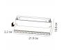 Магнитный трековый светильник Arte Lamp Linea 3000К A4678PL-1BK