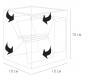 Настенный уличный светильник Arte Lamp Rullo  A1414AL-1BK