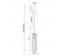Светильник подвесной Arte Lamp Crystal A2942SP-1BK