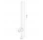 Настенный уличный светильник Arte Lamp Atmos  A5409AL-1BK